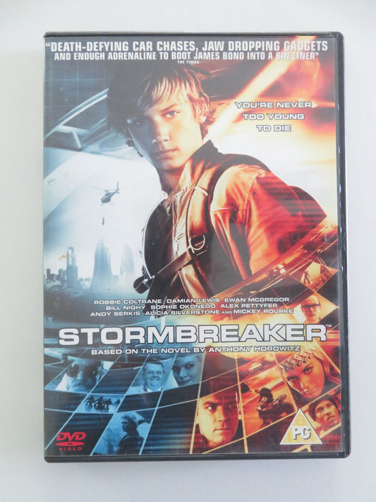 Stormbreaker (DVD) Alex Pettyfer Robbie Coltrane Stephen Fry 2006 Region 2 Movie posters