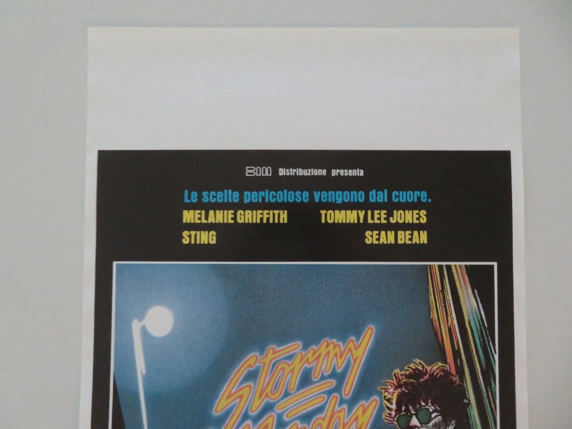 STORMY MONDAY ITALIAN LOCANDINA POSTER GRIFFITH STING TOMMY LEE JONES 1988 Movie posters