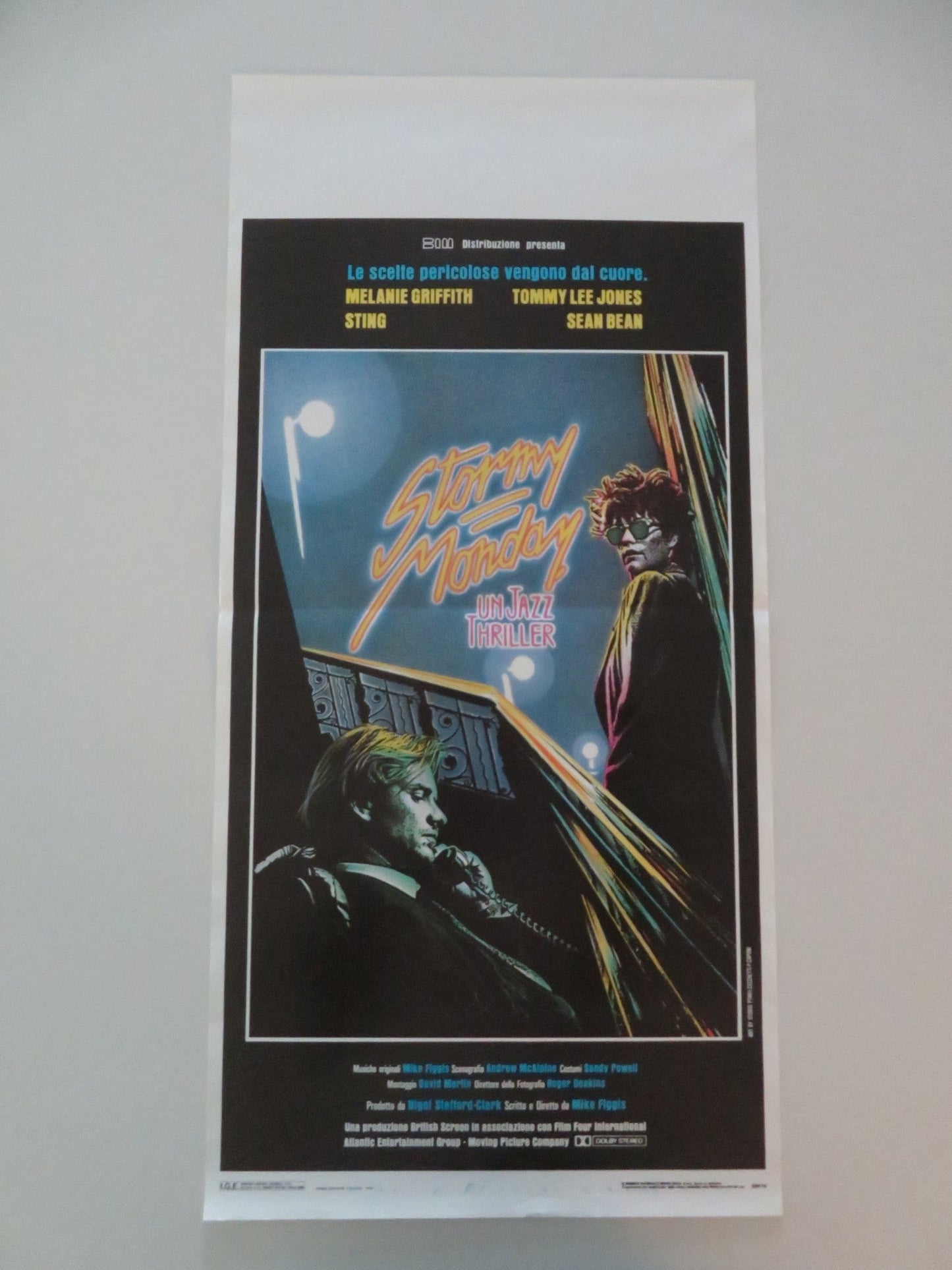 STORMY MONDAY ITALIAN LOCANDINA POSTER GRIFFITH STING TOMMY LEE JONES 1988 Movie posters