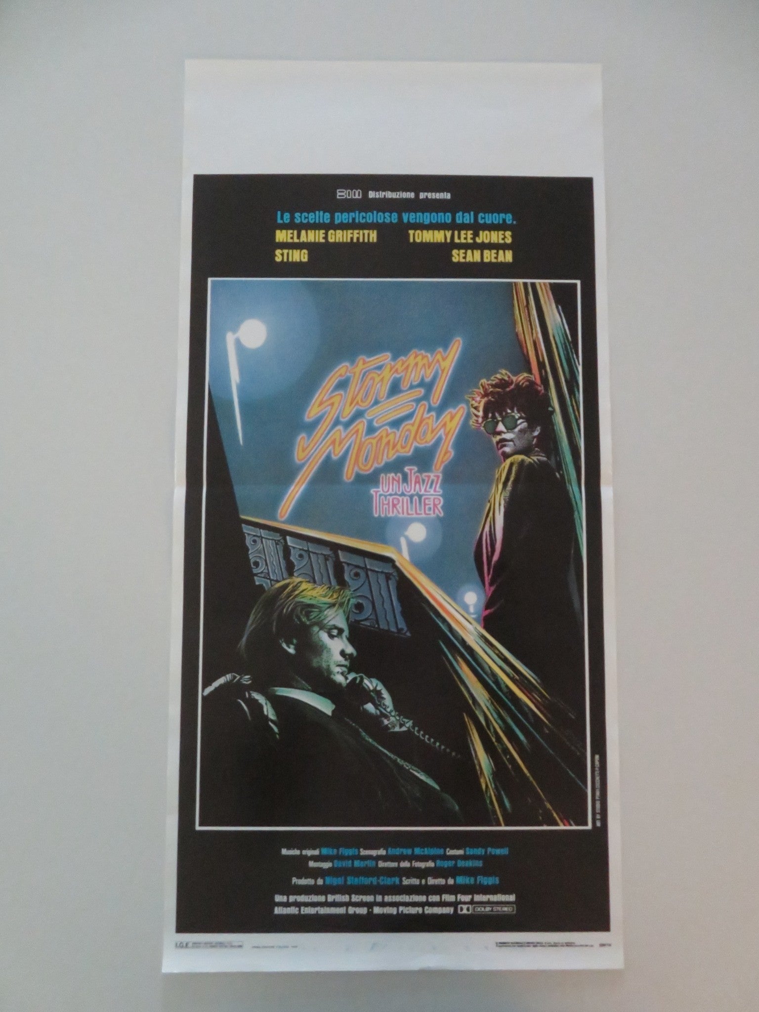 STORMY MONDAY ITALIAN LOCANDINA POSTER GRIFFITH STING TOMMY LEE JONES 1988 Movie posters