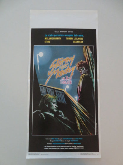 STORMY MONDAY ITALIAN LOCANDINA POSTER GRIFFITH STING TOMMY LEE JONES 1988 Movie posters