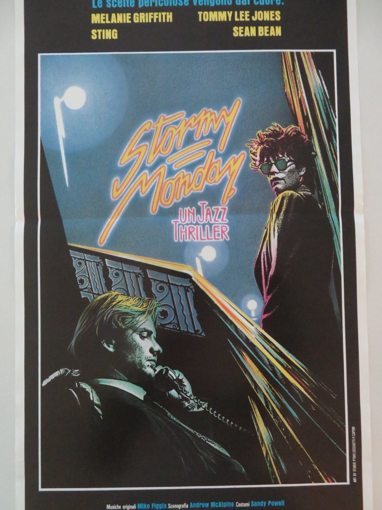 STORMY MONDAY ITALIAN LOCANDINA POSTER GRIFFITH STING TOMMY LEE JONES 1988 Movie posters