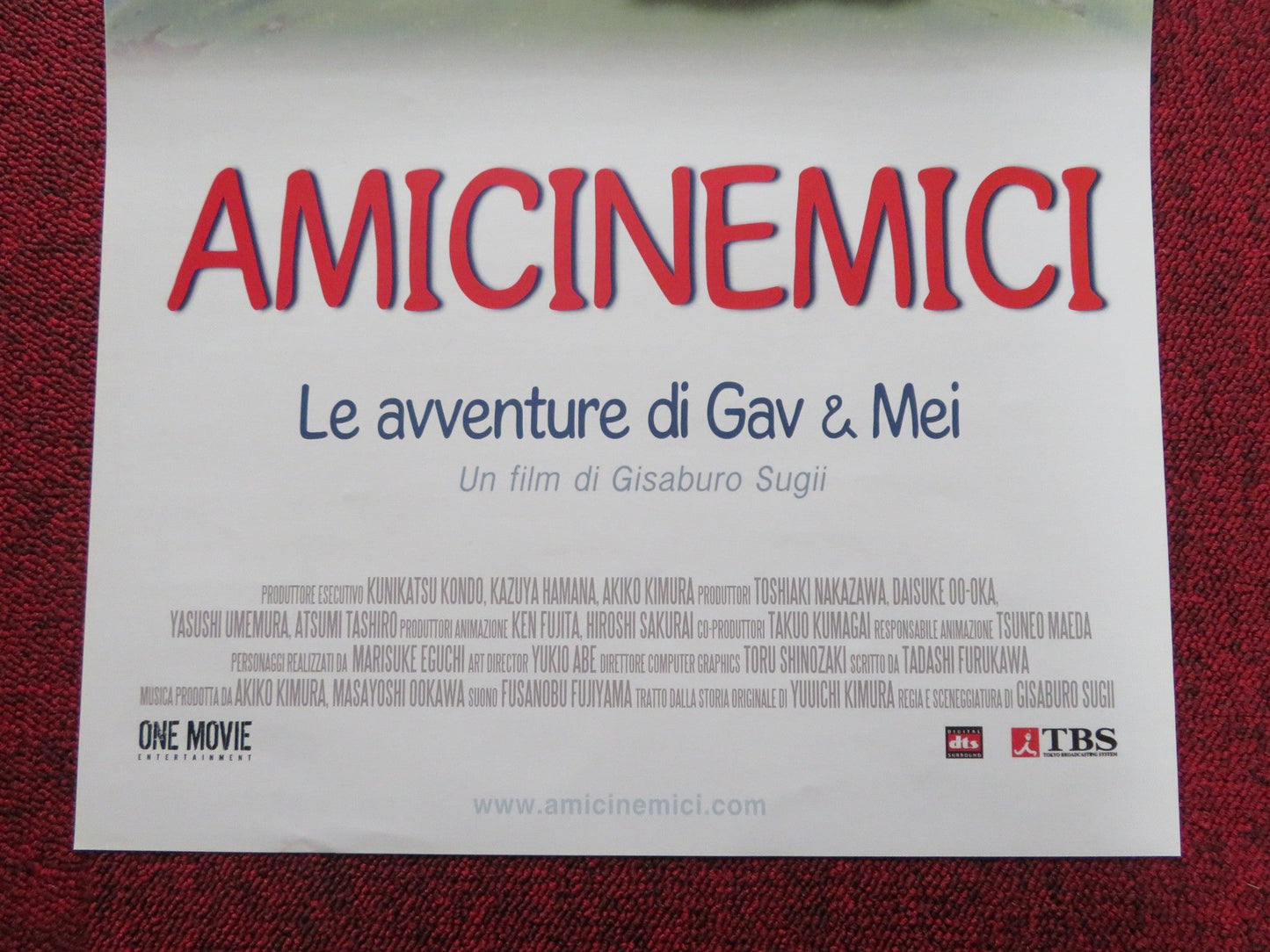 STORMY NIGHT ITALIAN LOCANDINA POSTER EIJI BANDO KABA CHAN 2005 Rendezvous Cinema Movie posters