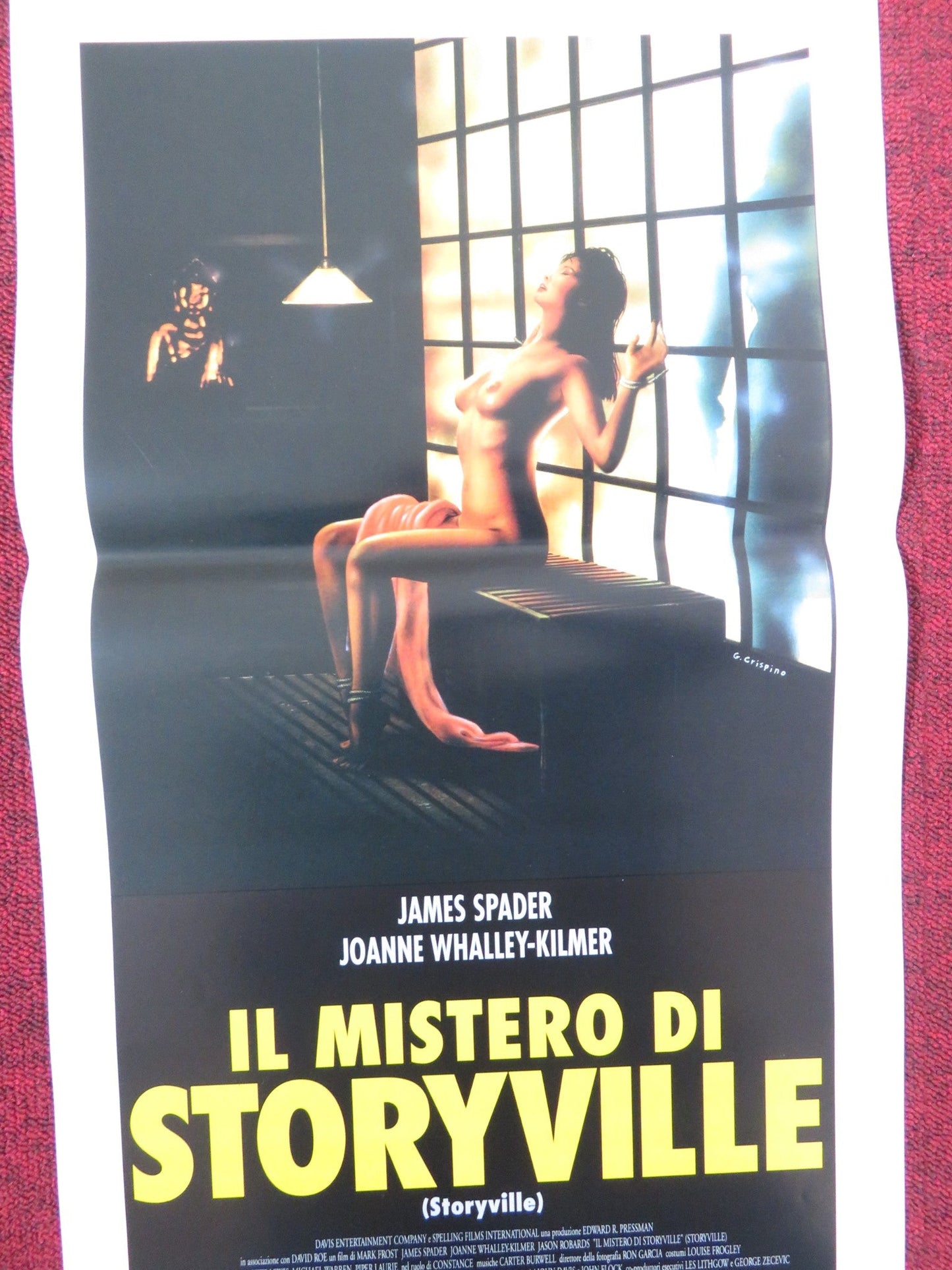 STORYVILLE ITALIAN LOCANDINA POSTER JAMES SPADER JOANNE WHALLEY 1993 Rendezvous Cinema Movie posters