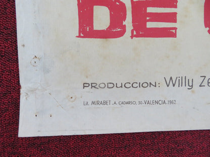 STRAFBATAILLON 999 SPANISH POSTER WERNER PETERS KURD PIERITZ 1960 Rendezvous Cinema Movie posters