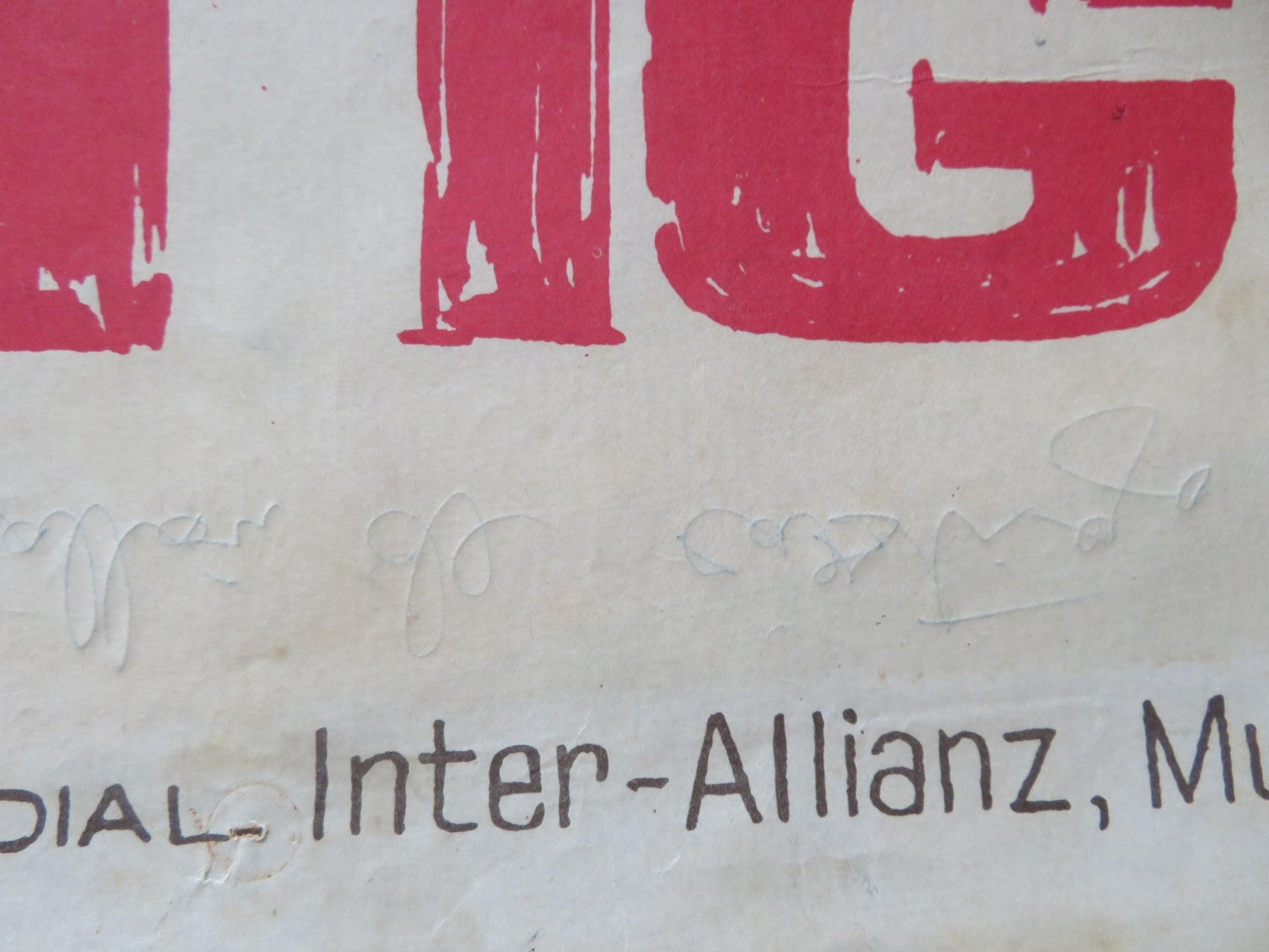 STRAFBATAILLON 999 SPANISH POSTER WERNER PETERS KURD PIERITZ 1960 Rendezvous Cinema Movie posters