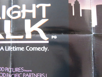 STRAIGHT TALK UK QUAD POSTER FOLDED DOLLY PARTON JAMES WOODS 1992 Rendezvous Cinema Movie posters