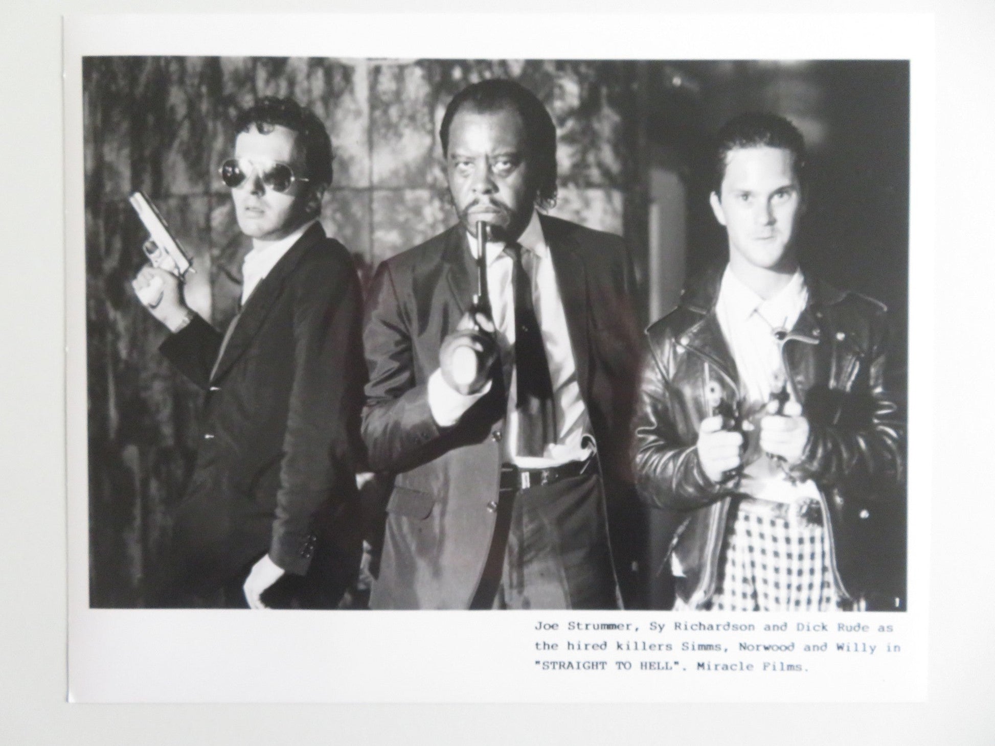 STRAIGHT TO HELL MOVIE STILL PHOTO LOT OF 9 DENNIS HOPPER GRACE JONES POGUES '87 - Rendezvous Cinema