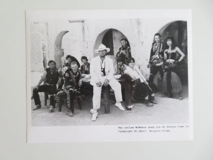 STRAIGHT TO HELL MOVIE STILL PHOTO LOT OF 9 DENNIS HOPPER GRACE JONES POGUES '87 - Rendezvous Cinema