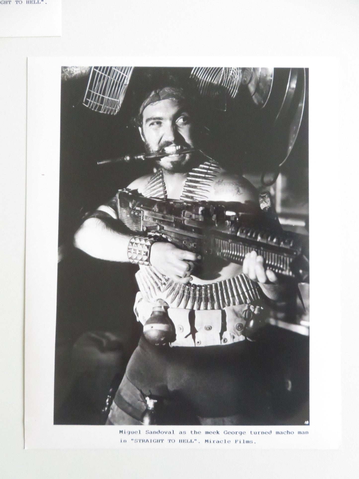 STRAIGHT TO HELL MOVIE STILL PHOTO LOT OF 9 DENNIS HOPPER GRACE JONES POGUES '87 - Rendezvous Cinema