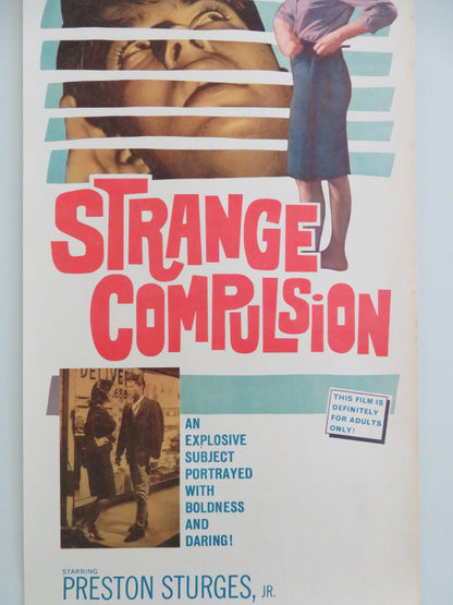 Strange Compulsion US Insert Poster Soloman Sturges Helen Melene 1964 Movie posters