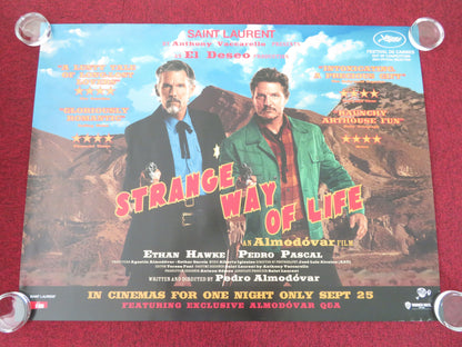 Strange Way of Life UK Quad Rolled Poster Pedro Almodóvar Ethan Hawke 2023 Movie posters