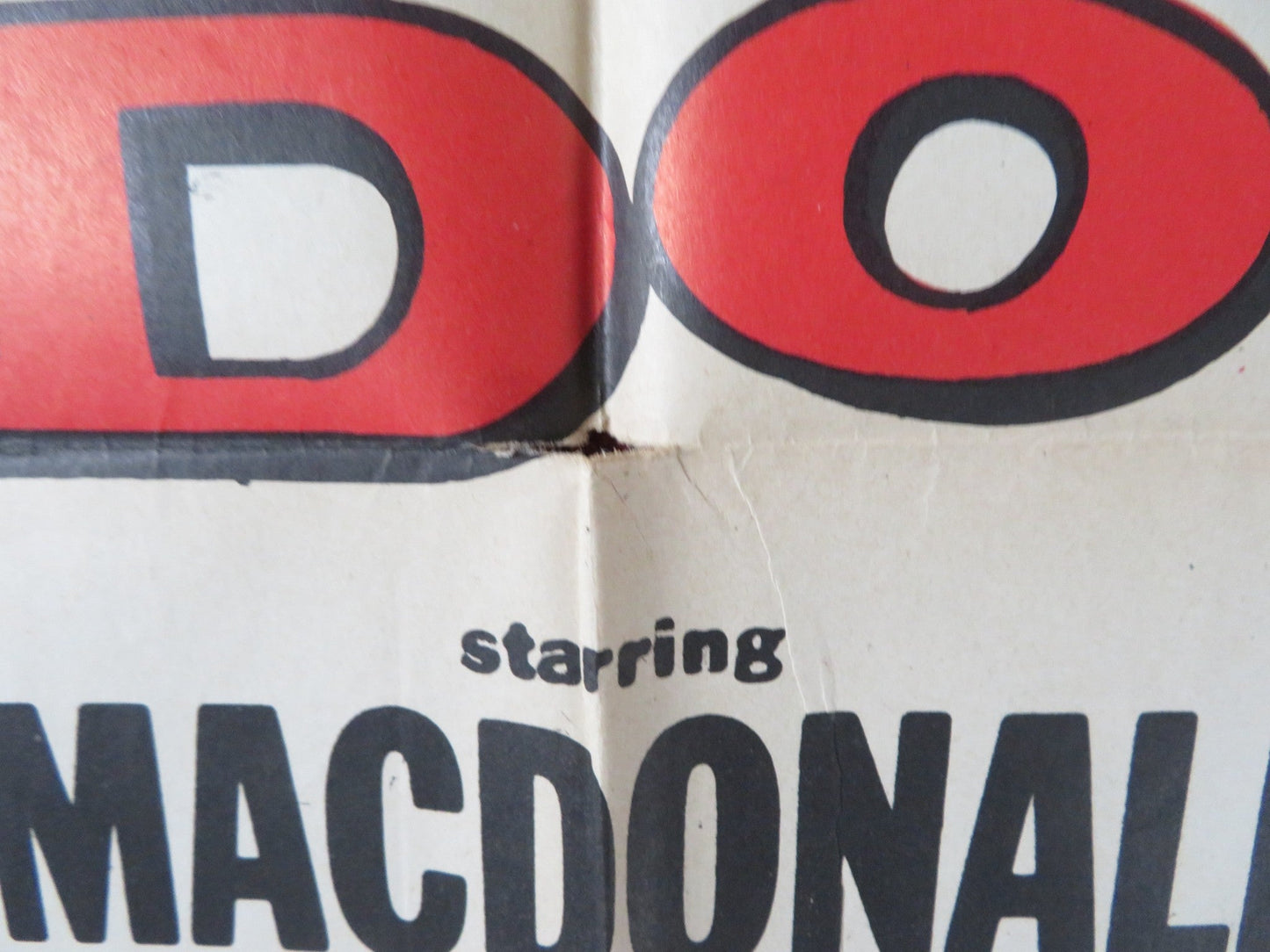 STRANGER AT MY DOOR FOLDED US ONE SHEET POSTER MACDONALD CAREY P. MEDINA 1956 Rendezvous Cinema Movie posters