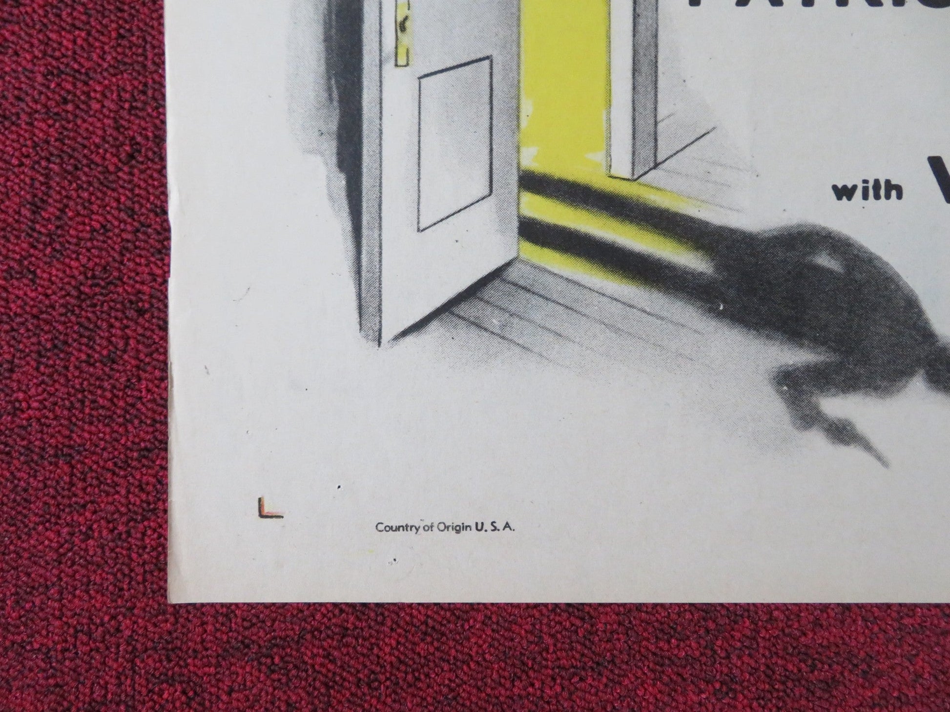 STRANGER AT MY DOOR FOLDED US ONE SHEET POSTER MACDONALD CAREY P. MEDINA 1956 Rendezvous Cinema Movie posters