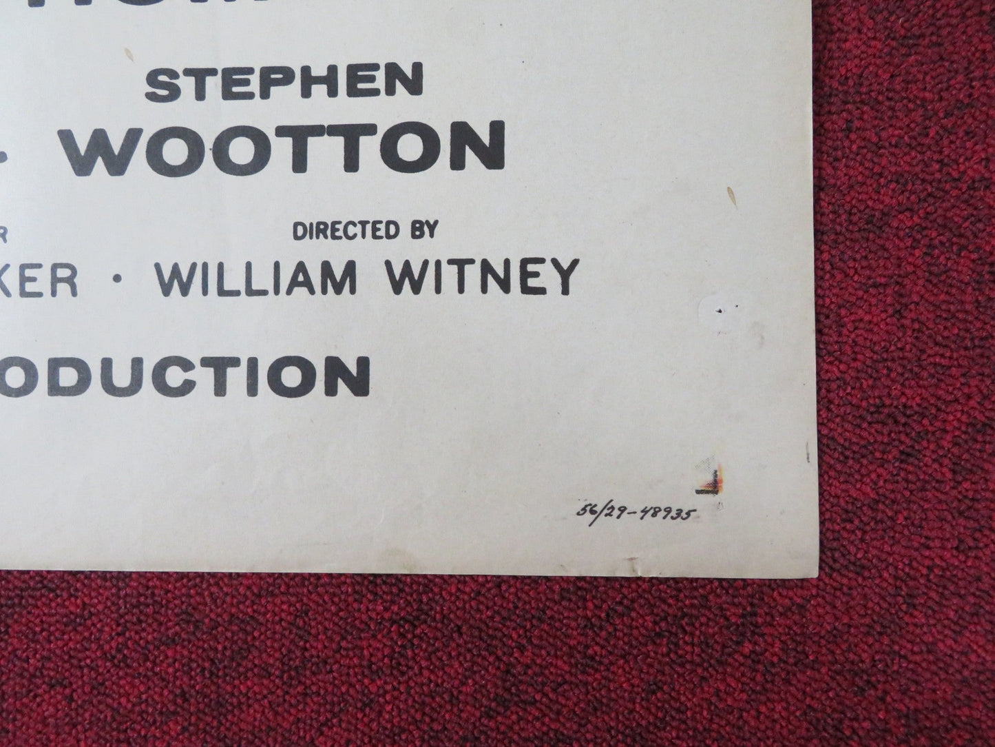 STRANGER AT MY DOOR FOLDED US ONE SHEET POSTER MACDONALD CAREY P. MEDINA 1956 Rendezvous Cinema Movie posters