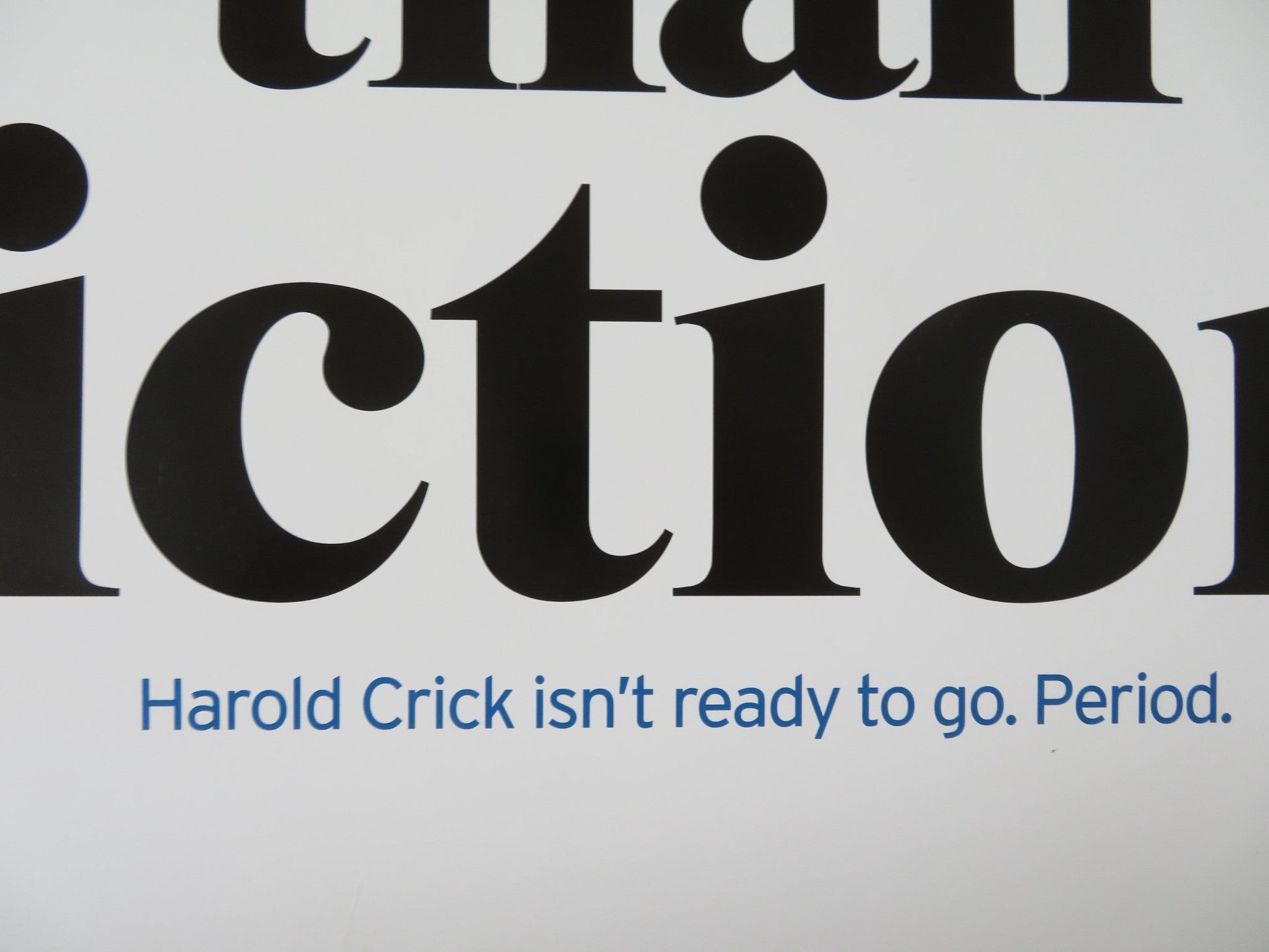 STRANGER THAN FICTION US ONE SHEET ROLLED POSTER WILL FERRELL QUEEN LATIFAH 2006 Rendezvous Cinema Movie posters