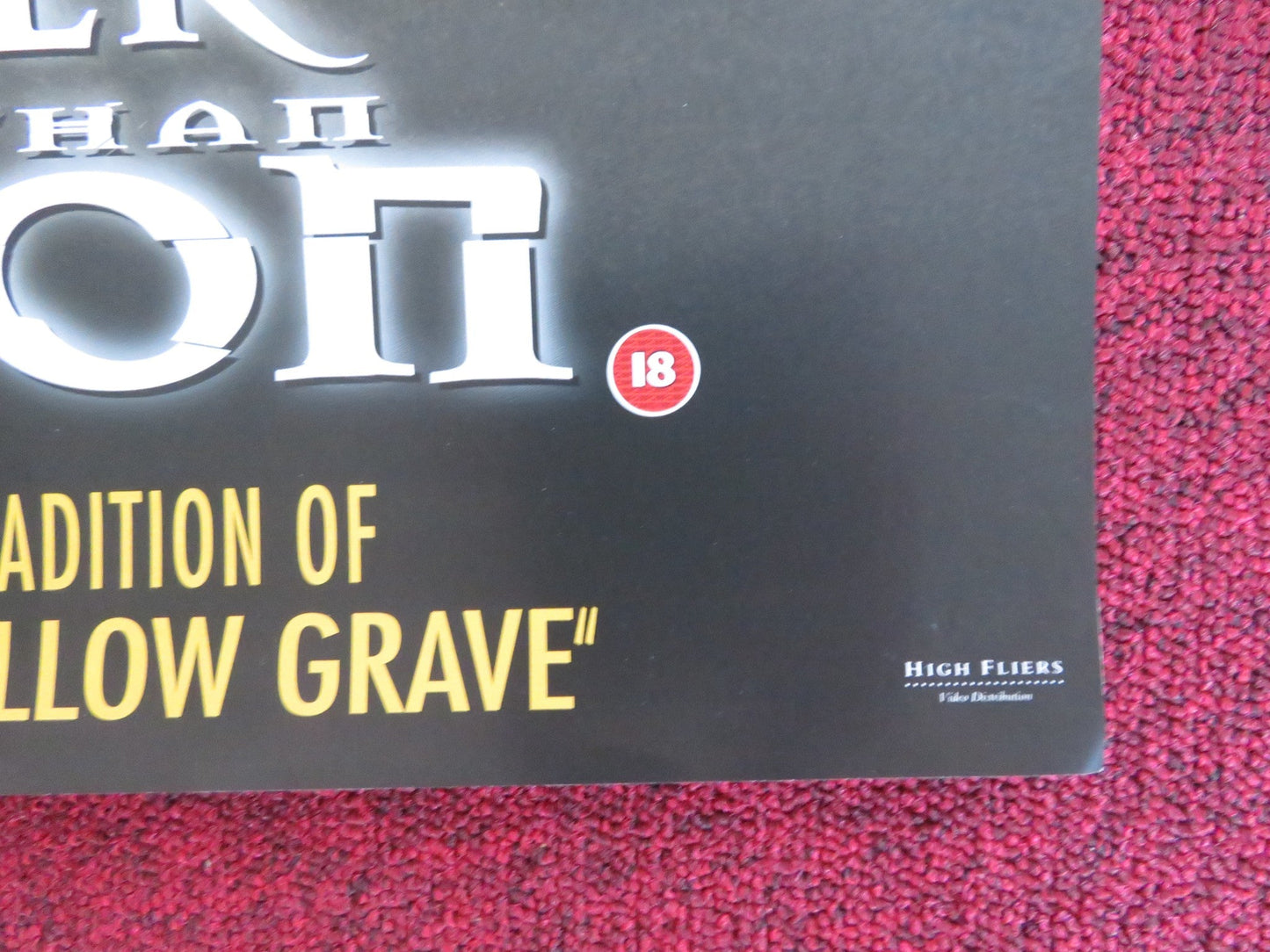 STRANGER THAN FICTION VHS VIDEO POSTER MACKENZIE ASTIN TODD FIELD 2000 Rendezvous Cinema Movie posters