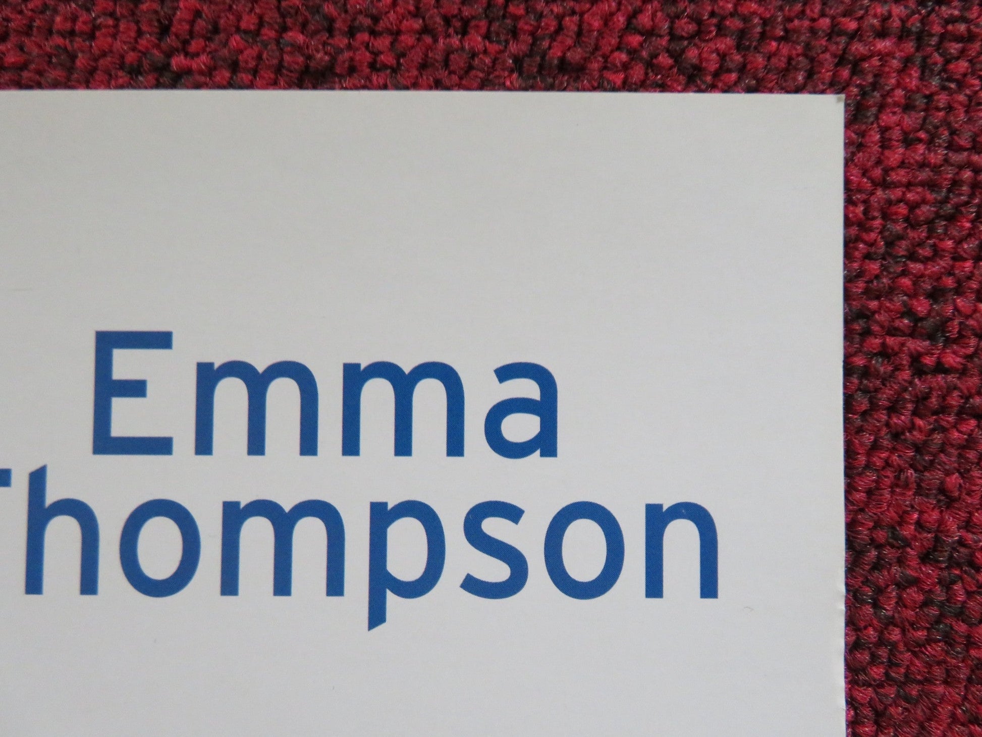 STRANGER THAN FICTION VHS VIDEO POSTER WILL FERRELL DUSTIN HOFFMAN 2006 Rendezvous Cinema Movie posters