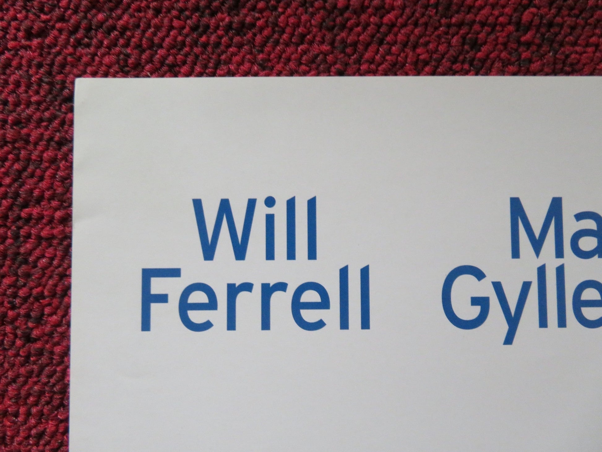 STRANGER THAN FICTION VHS VIDEO POSTER WILL FERRELL DUSTIN HOFFMAN 2006 Rendezvous Cinema Movie posters