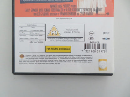 STRANGERS ON A TRAIN - TWO - DISC SPECIAL EDITION (DVD) F. GRANGER 1951 REGION 2 Movie posters