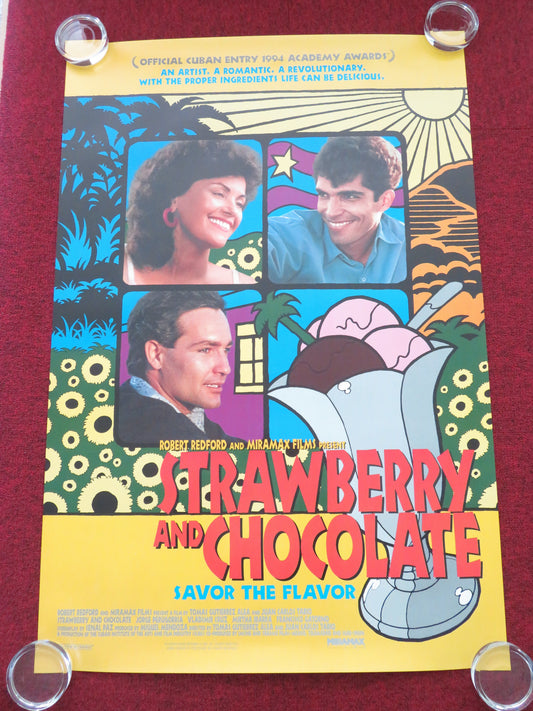 Strawberry & Chocolate US One Sheet Rolled Poster Jorge Perugorría 1993 Movie posters