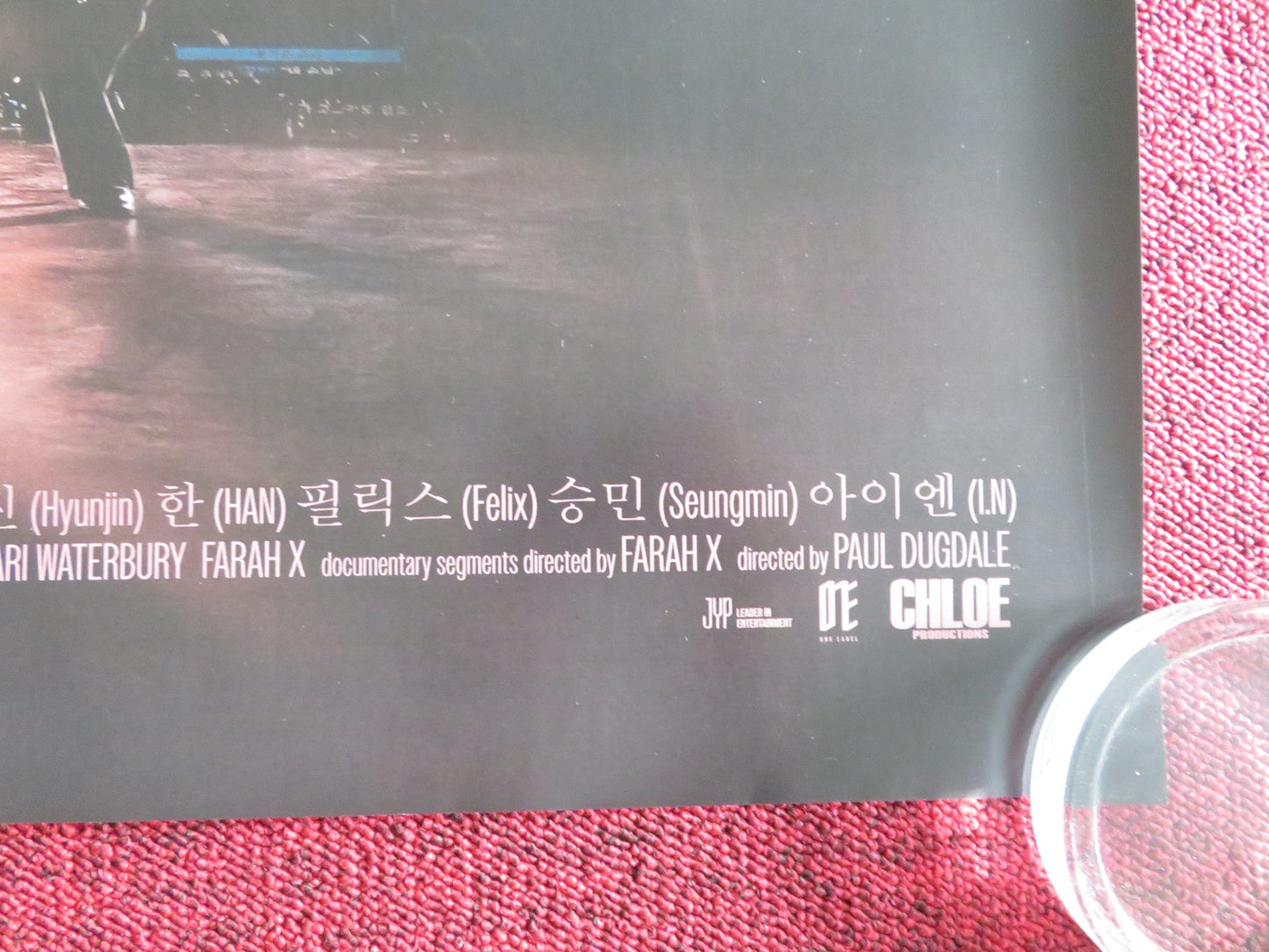 Stray Kids: The Dominate Experience UK Quad Rolled Poster Bang Chan L. Know 2026 Movie posters