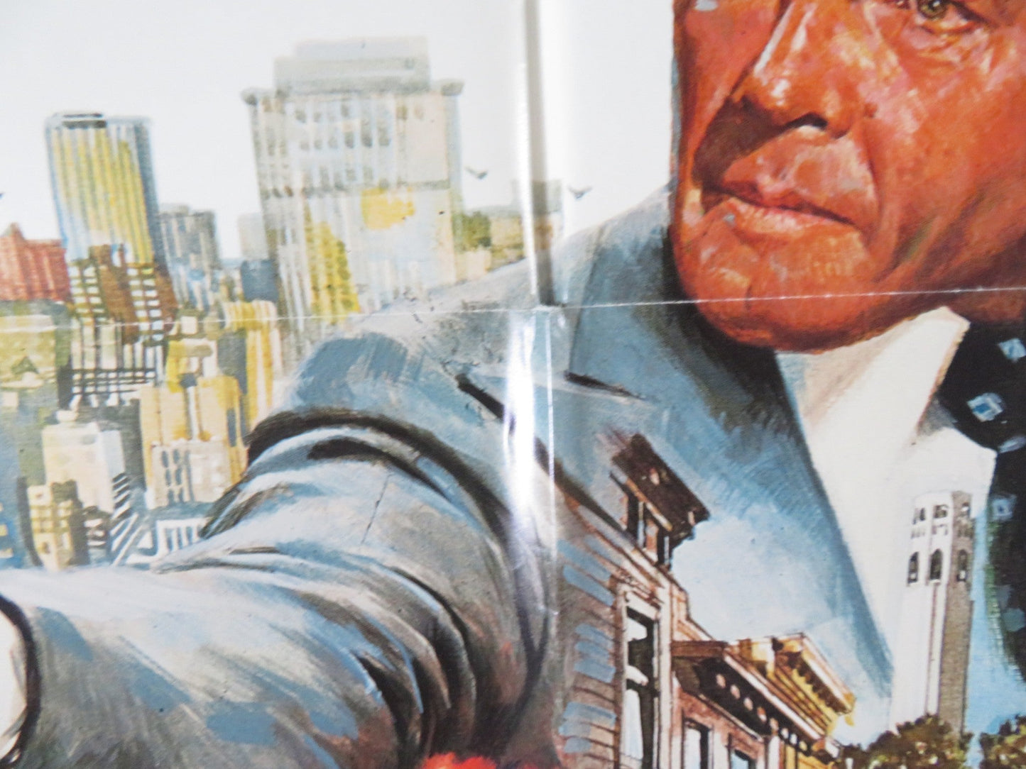 STREET PEOPLE FOLDED US ONE SHEET POSTER ROGER MOORE STACY KEACH 1976 Rendezvous Cinema Movie posters