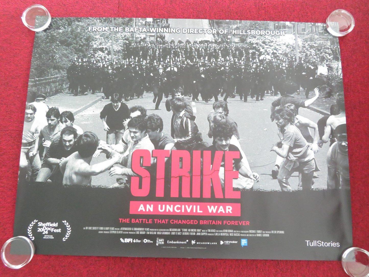 STRIKE: AN UNCIVIL WAR UK QUAD ROLLED POSTER BATTLE OF ORGREAVE 2024 Movie posters