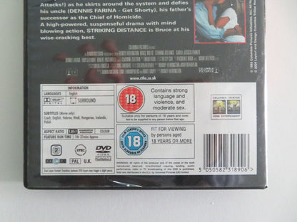 STRIKING DISTANCE (DVD) BRUCE WILLIS SARAH JESSICA PARKER 1993 REGION 2 Movie posters
