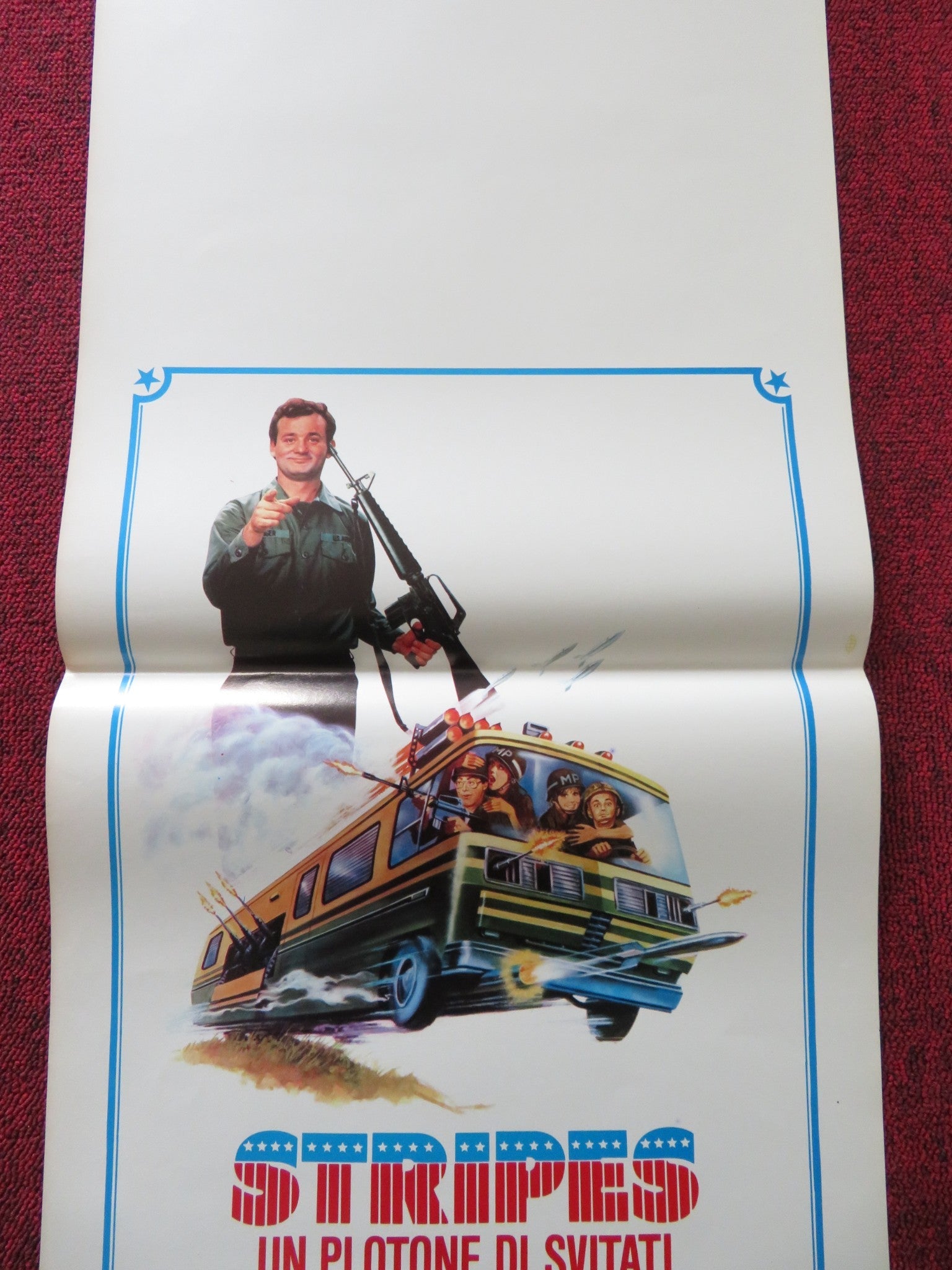 STRIPES ITALIAN LOCANDINA POSTER BILL MURRAY HAROLD RAMIS 1981 Rendezvous Cinema Movie posters