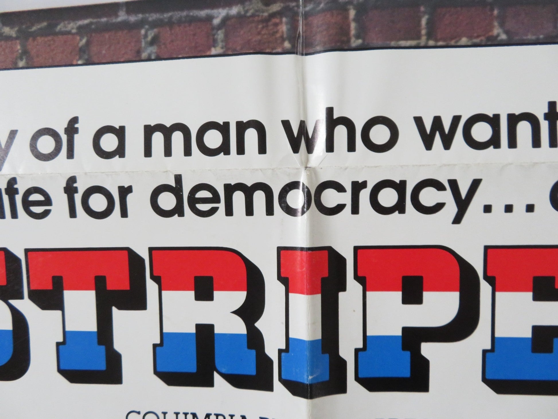 STRIPES - STYLE B FOLDED US ONE SHEET POSTER BILL MURRAY HAROLD RAMIS 1981 Rendezvous Cinema Movie posters