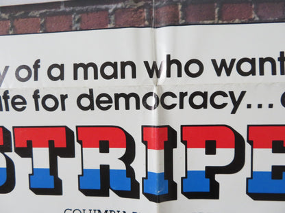 STRIPES - STYLE B FOLDED US ONE SHEET POSTER BILL MURRAY HAROLD RAMIS 1981 Rendezvous Cinema Movie posters