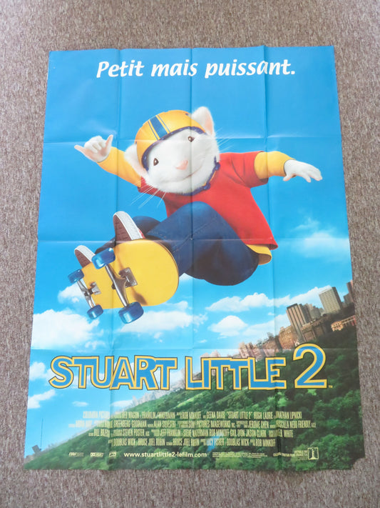 Stuart Little 2 French Grande Poster Michael J. Fox Geena Davis Hugh Laurie 2002 Movie posters