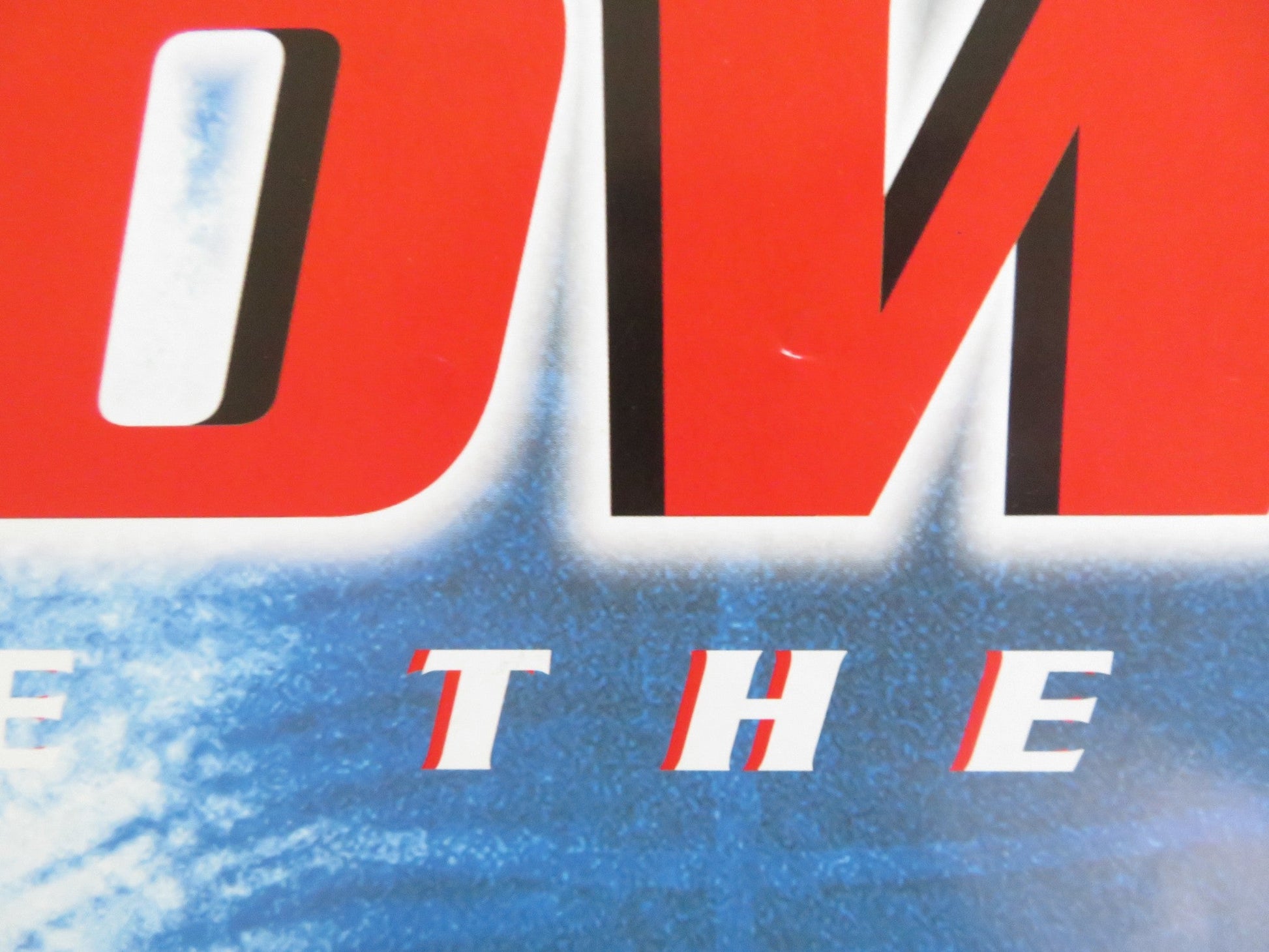 SUB DOWN VHS VIDEO POSTER STEPHEN BALDWIN GABRIELLE ANWAR 1997 Rendezvous Cinema Movie posters