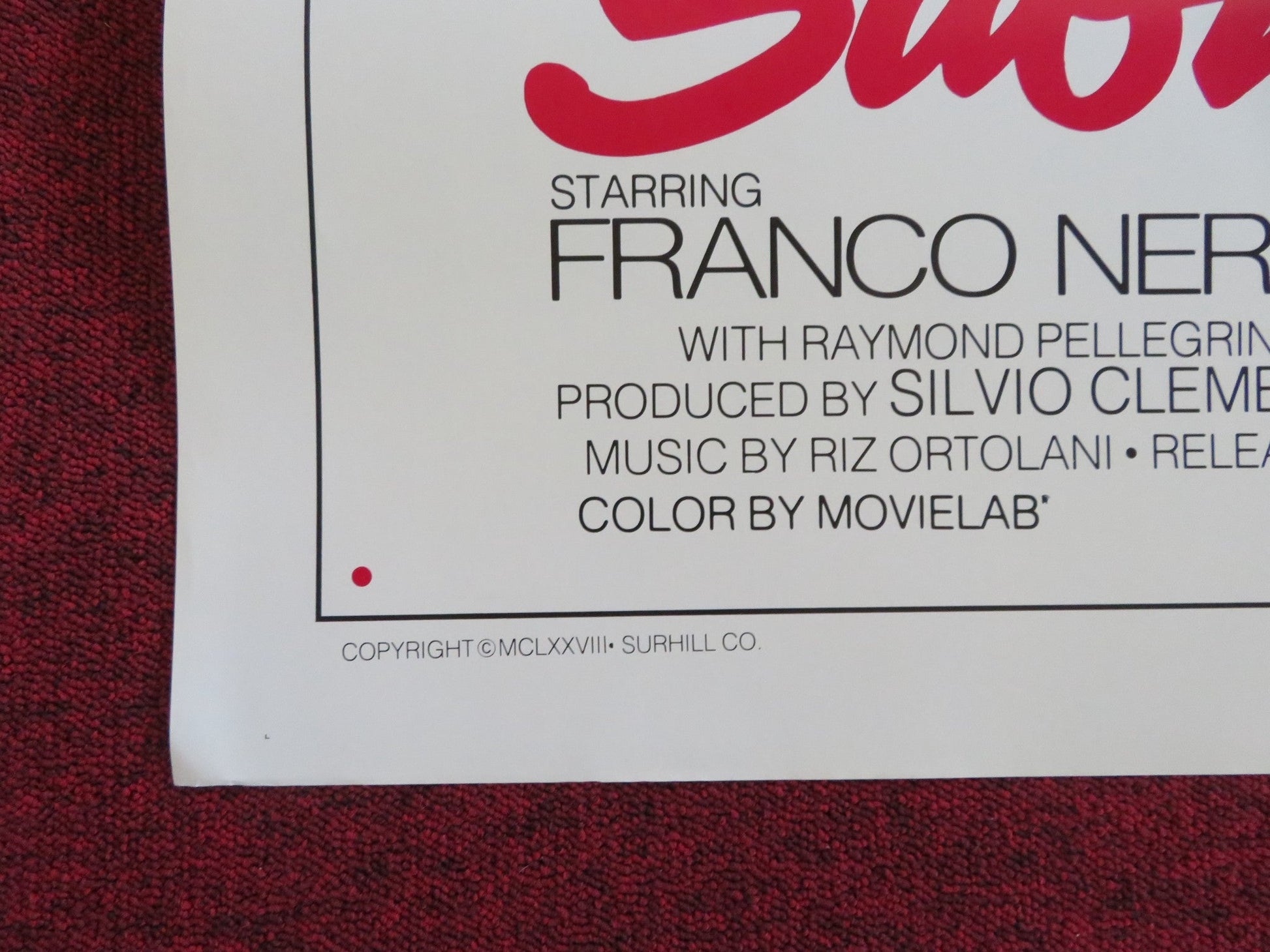 SUBMISSION US TRI FOLDED ONE SHEET ROLLED POSTER FRANCO NERO LISA GASTONI 1976 Rendezvous Cinema Movie posters