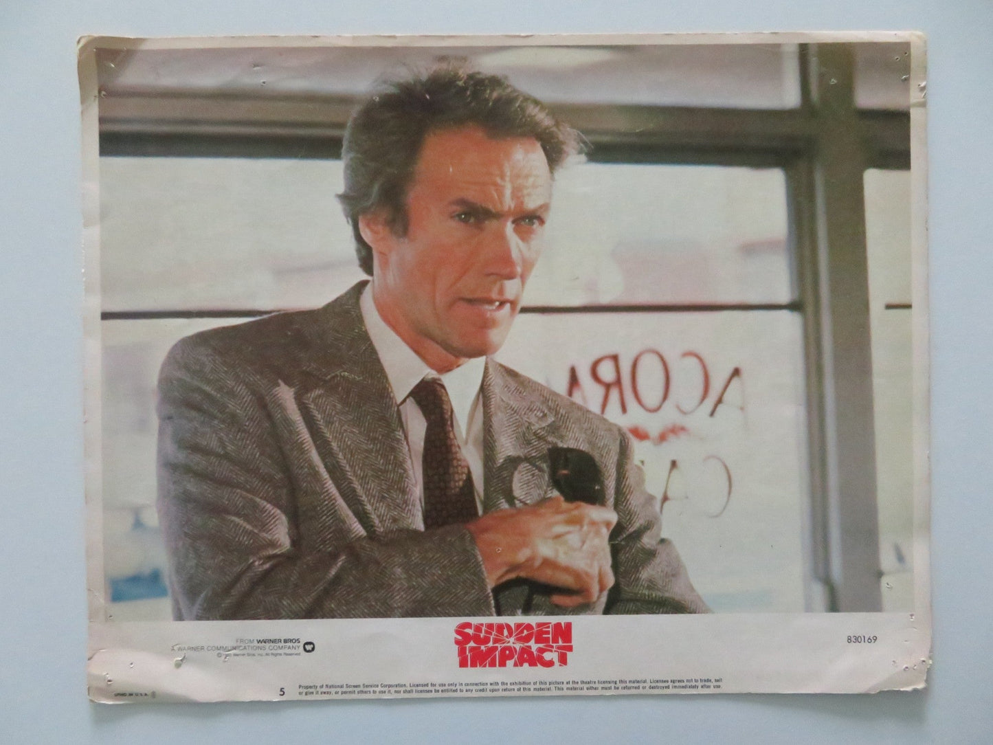 SUDDEN IMPACT - #5 US LOBBY CARD CLINT EASTWOOD SONDRA LOCKE 1983 Rendezvous Cinema Movie posters