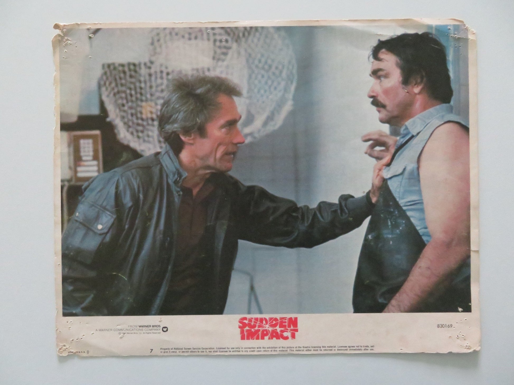 SUDDEN IMPACT - #7 US LOBBY CARD CLINT EASTWOOD SONDRA LOCKE 1983 Rendezvous Cinema Movie posters