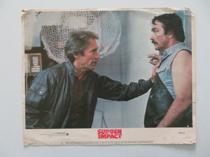 SUDDEN IMPACT - #7 US LOBBY CARD CLINT EASTWOOD SONDRA LOCKE 1983 Rendezvous Cinema Movie posters