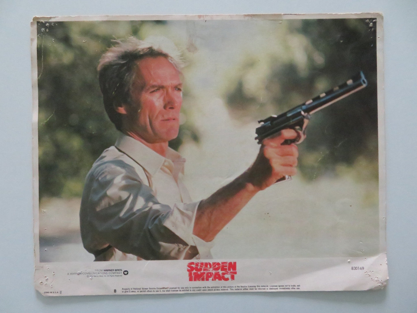 SUDDEN IMPACT - #8 US LOBBY CARD CLINT EASTWOOD SONDRA LOCKE 1983 Rendezvous Cinema Movie posters