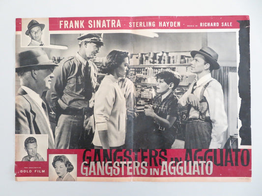 SUDDENLY - D ITALIAN FOTOBUSTA POSTER FRANK SINATRA STERLING HAYDEN 1954 Movie posters