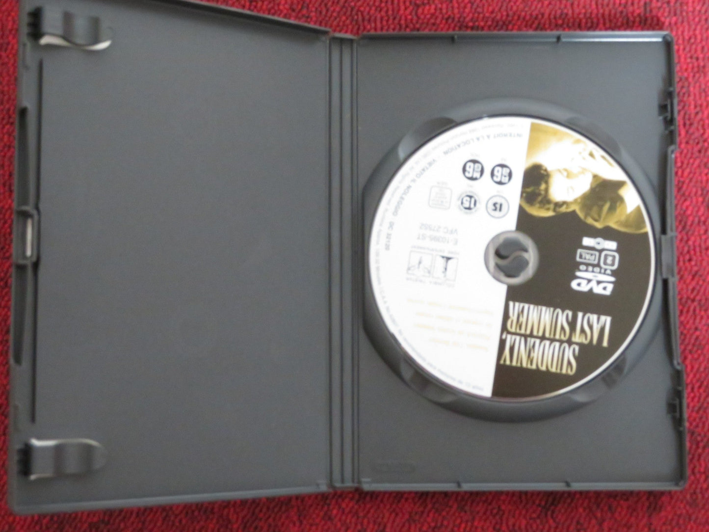 SUDDENLY, LAST SUMMER (DVD) ELIZABETH TAYLOR KATHARINE HEPBURN 1959 REGION 2 Rendezvous Cinema Movie posters