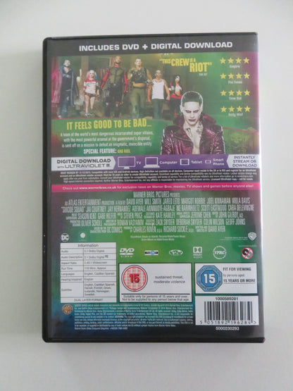 SUICIDE SQUAD (DVD) DC COMICS MARGOT ROBBIE WILL SMITH JARED LETO 2016 REGION 2 Movie posters