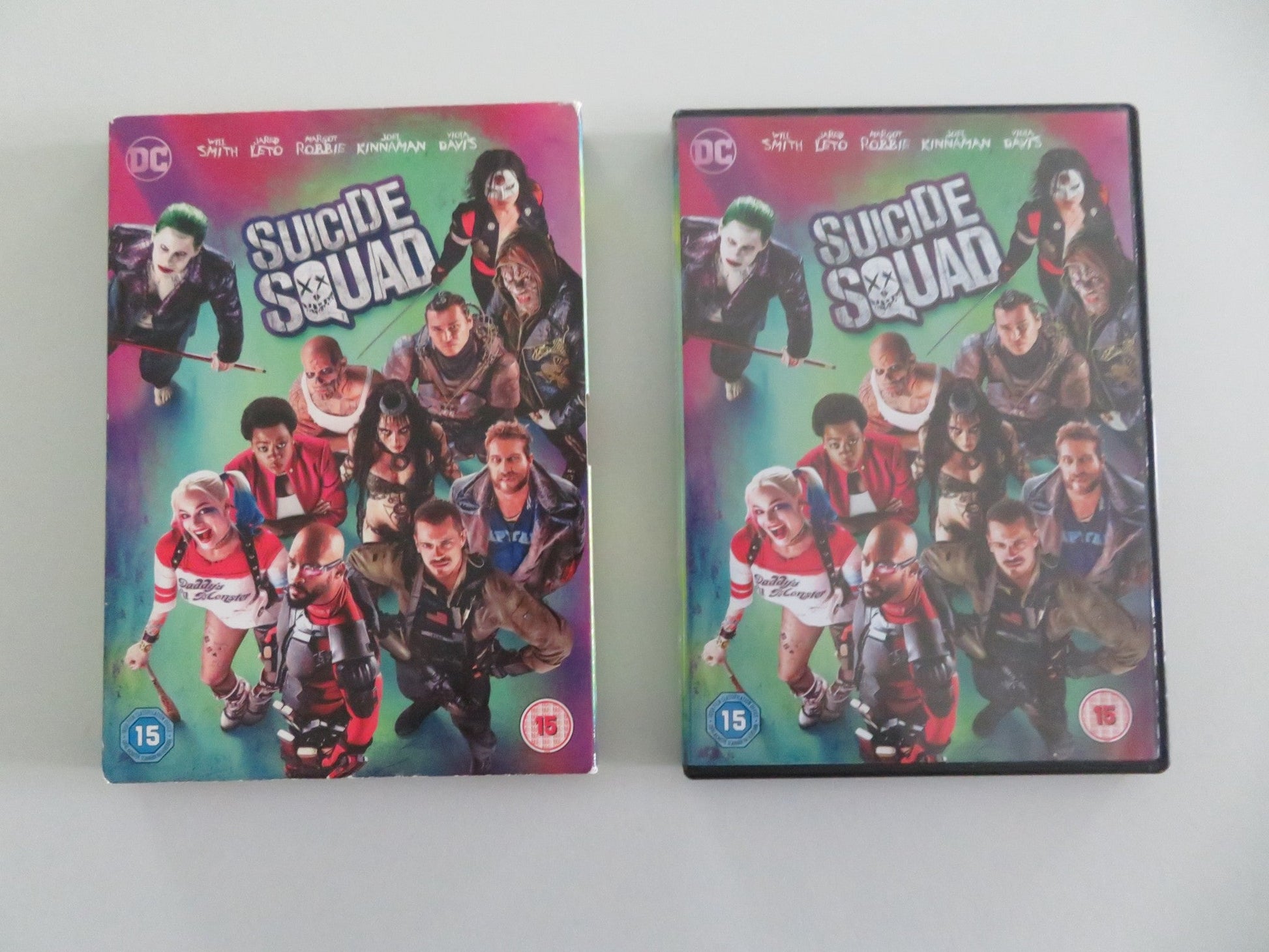 SUICIDE SQUAD (DVD) DC COMICS MARGOT ROBBIE WILL SMITH JARED LETO 2016 REGION 2 Movie posters