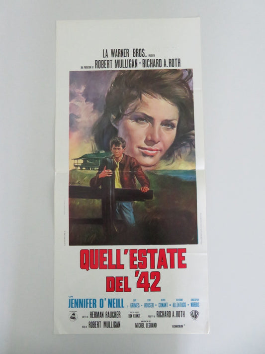 Summer of '42 Italian Locandina Poster Jennifer O'Neill 1971 Movie posters