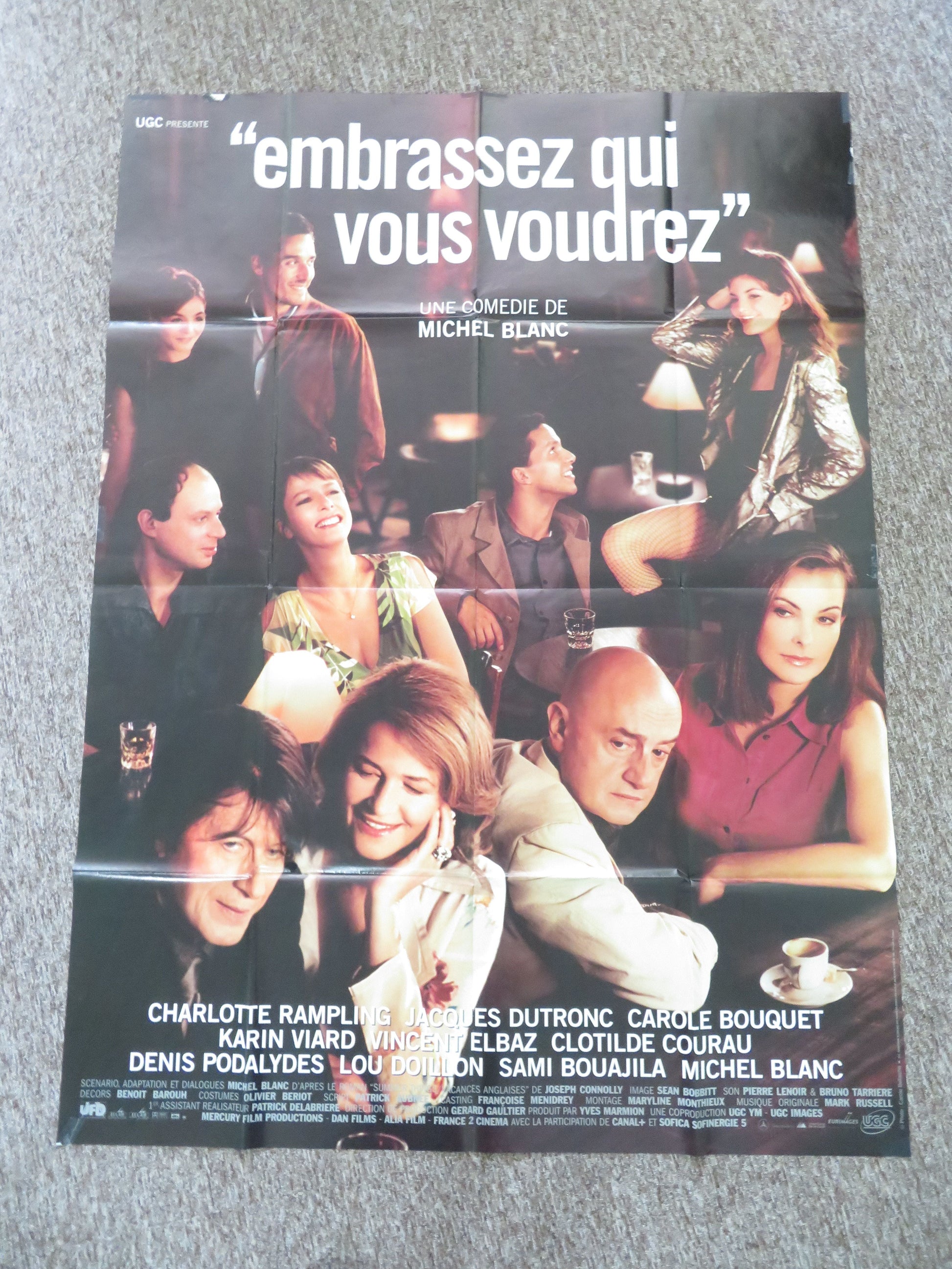 Summer Things French Grande Poster Charlotte Rampling Jacques Dutronc 2002 Movie posters