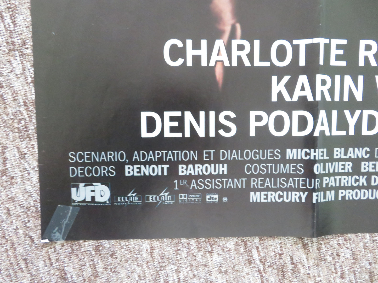 Summer Things French Grande Poster Charlotte Rampling Jacques Dutronc 2002 Movie posters