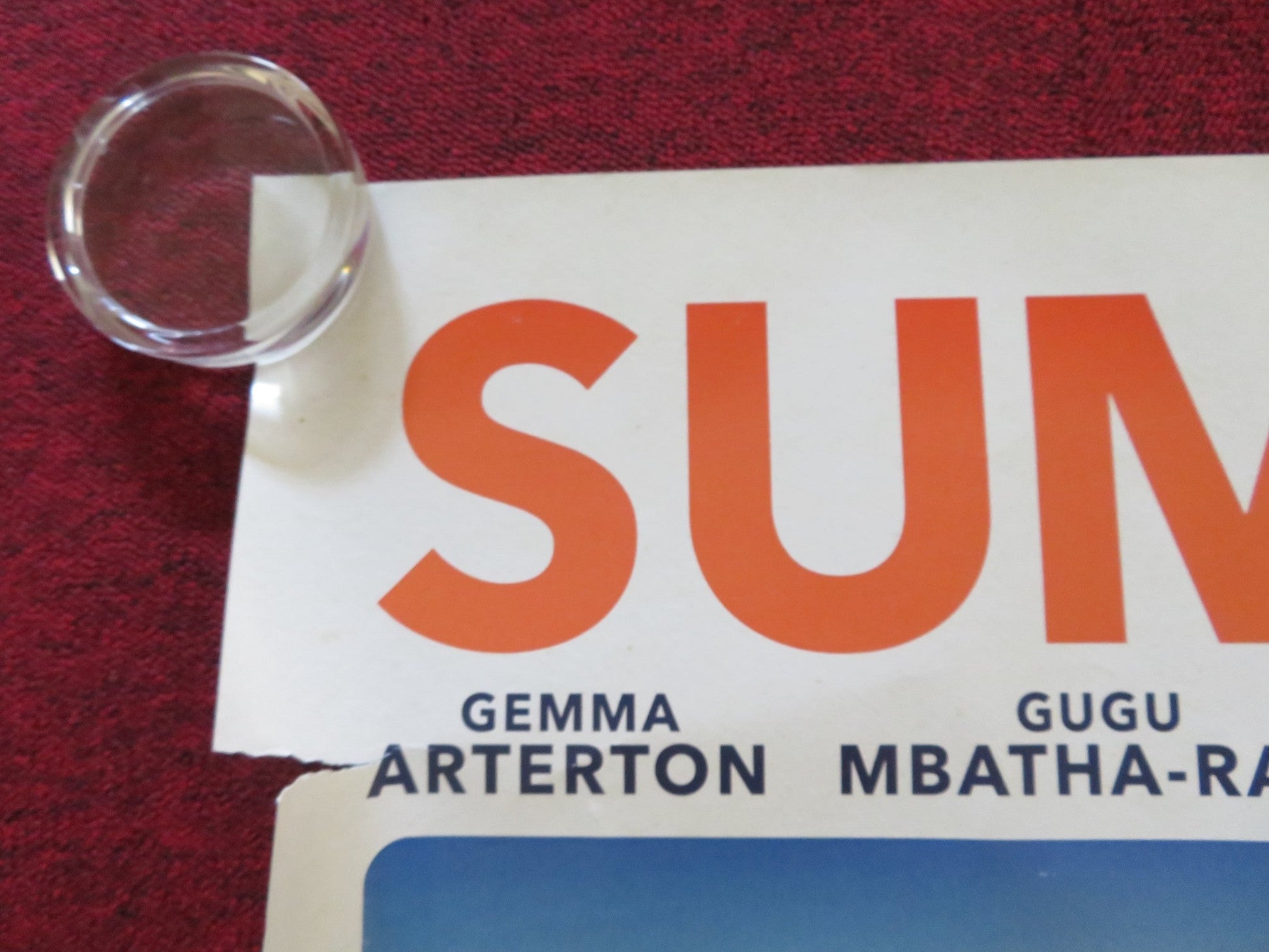 SUMMERLAND UK QUAD ROLLED POSTER GEMMA ARTERTON PENELOPE WILTON 2020 Rendezvous Cinema Movie posters