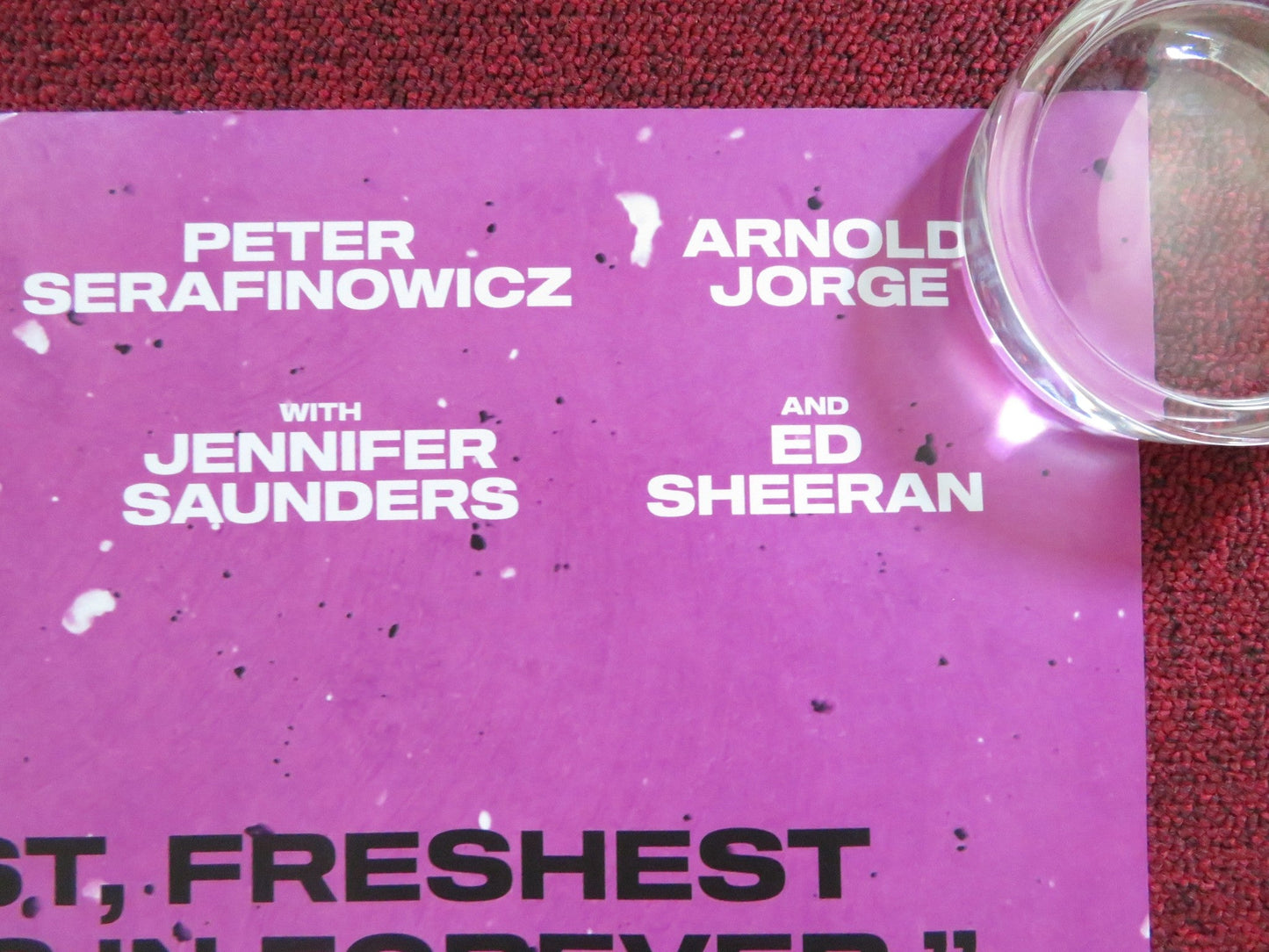 SUMOTHERHOOD UK QUAD ROLLED POSTER JENNIFER SAUNDERS ED SHEERAN 2023 Rendezvous Cinema Movie posters