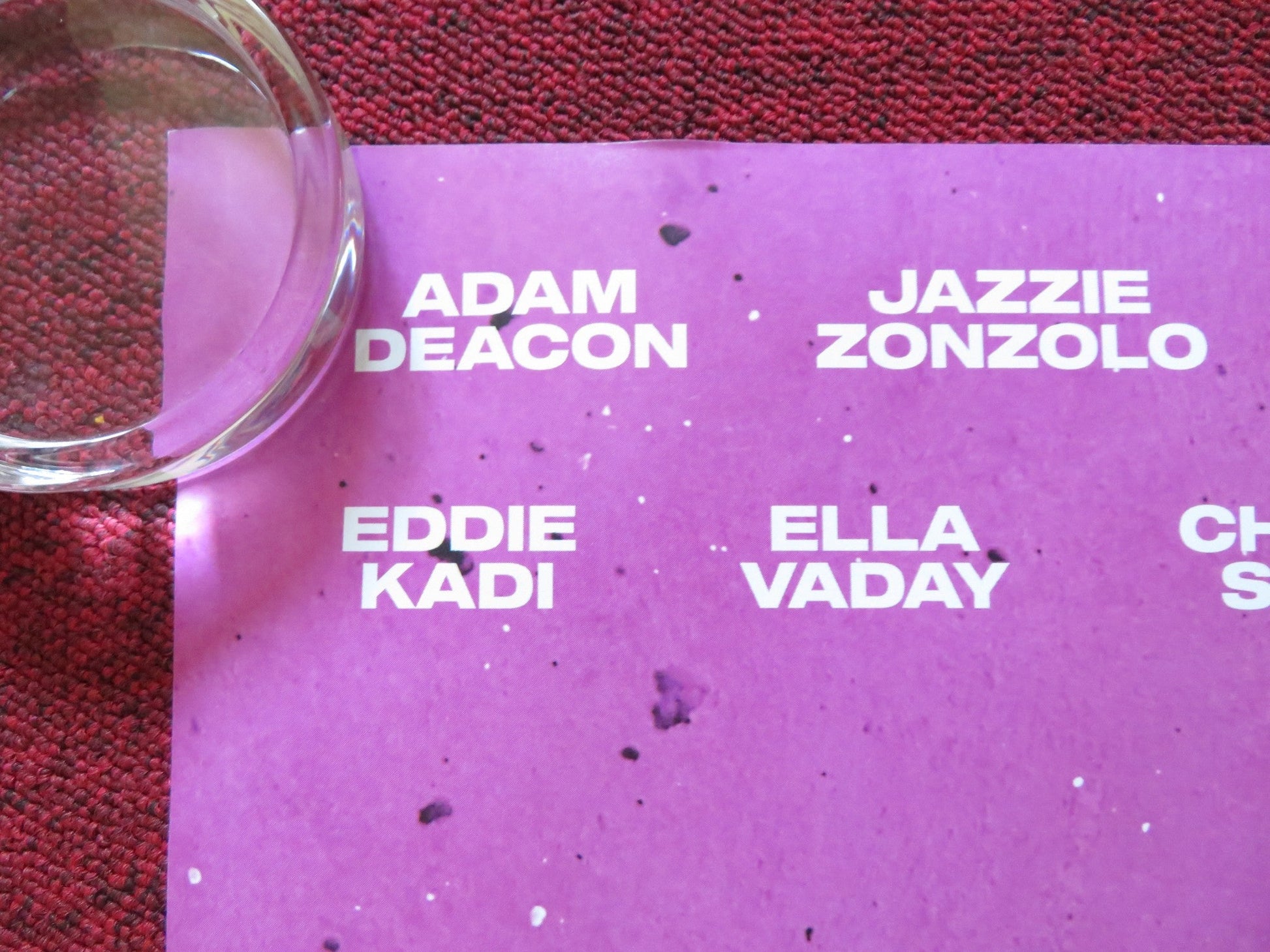 SUMOTHERHOOD UK QUAD ROLLED POSTER JENNIFER SAUNDERS ED SHEERAN 2023 Rendezvous Cinema Movie posters