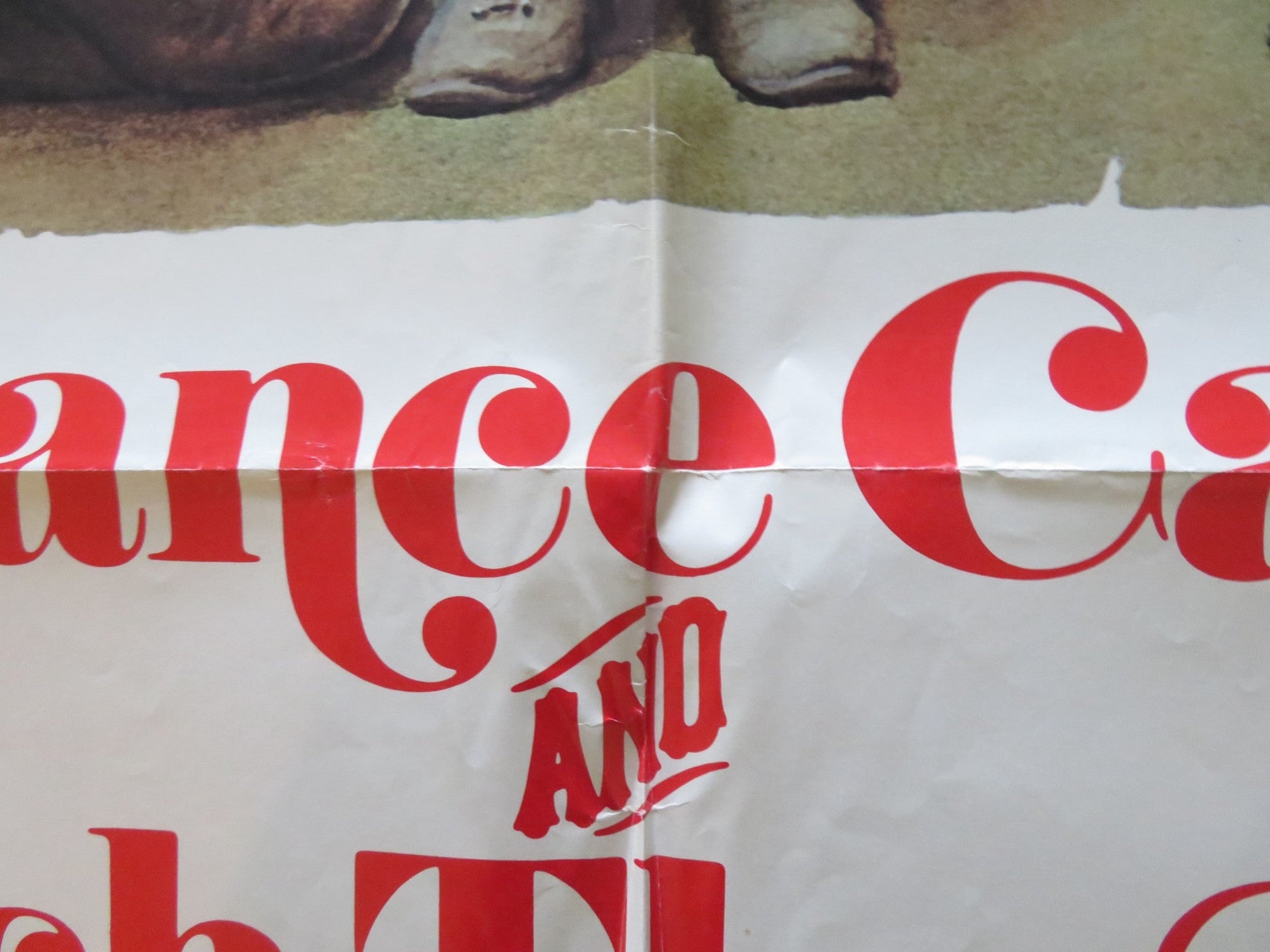 SUNDANCE CASSIDY AND BUTCH THE KID FOLDED US ONE SHEET POSTER JOHN WADE 1969 Rendezvous Cinema Movie posters